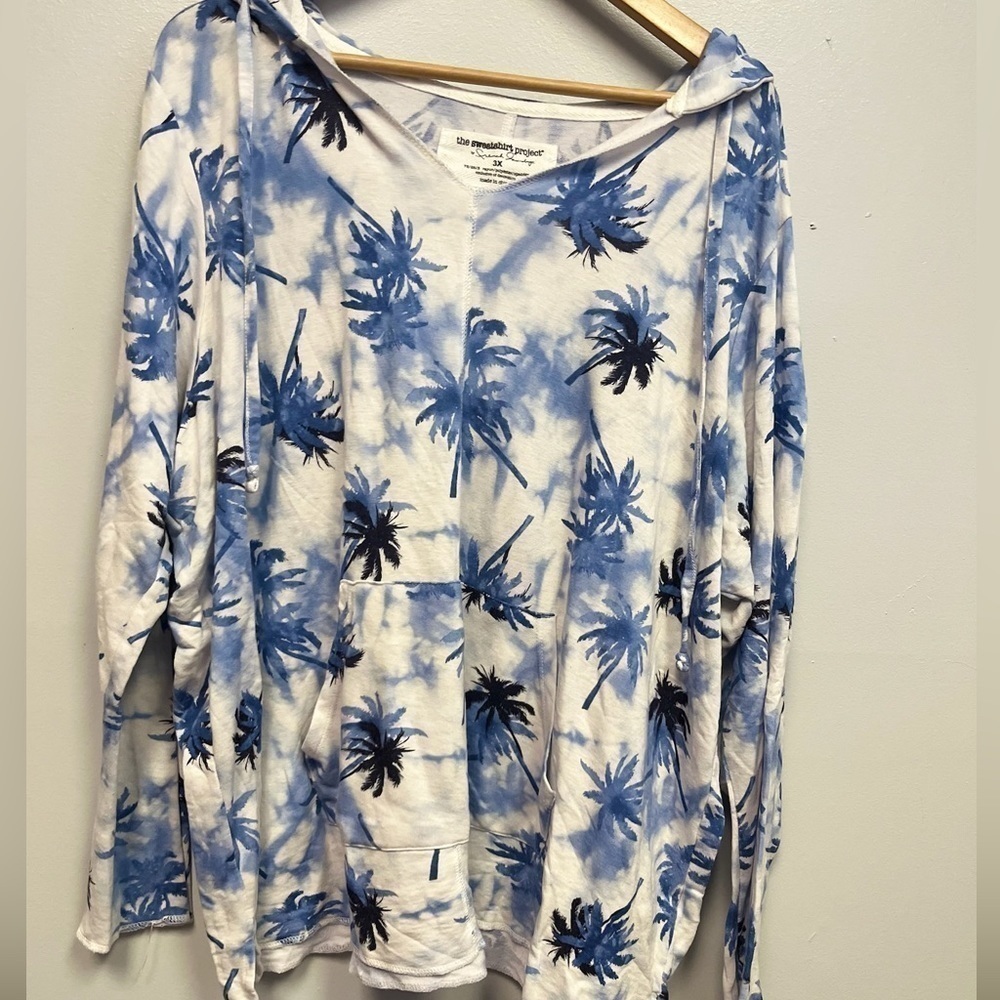 0224-30 The Sweatshirt Project Palm Tree Hoodie